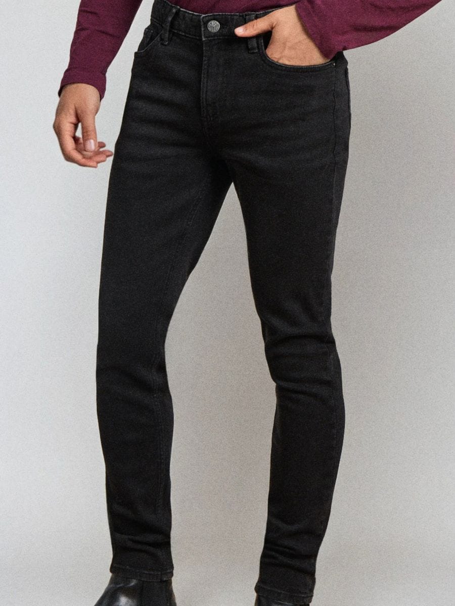 Super skinny farmerke - crno - SINSAY