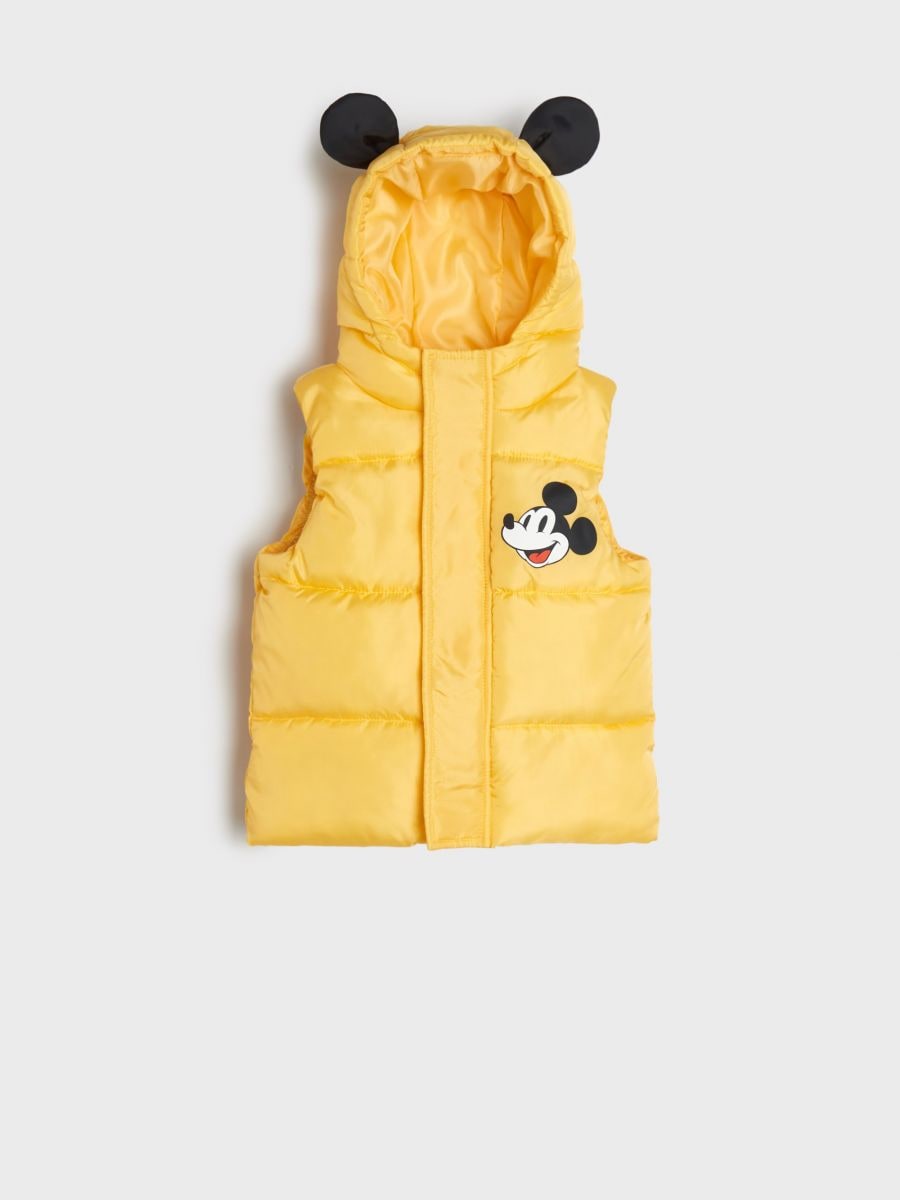 Капитониран елек Mickey Mouse - жълт - SINSAY