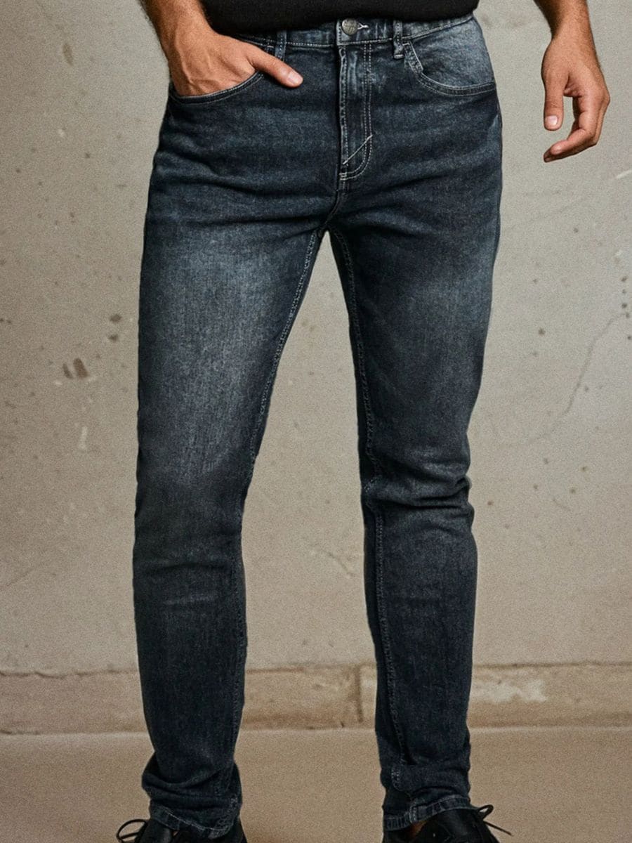 Джинсы skinny fit - сірий - SINSAY