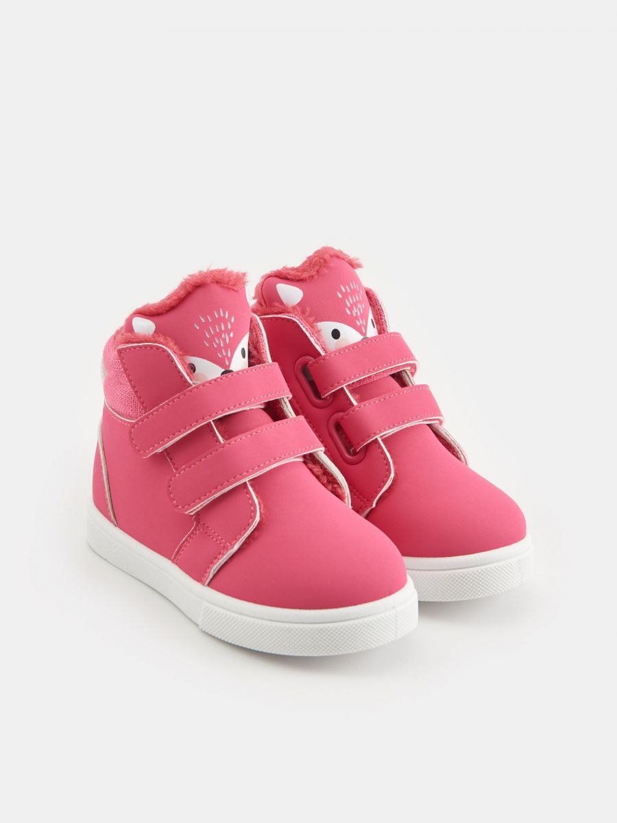 Sneakersy ocieplane - różowy - SINSAY