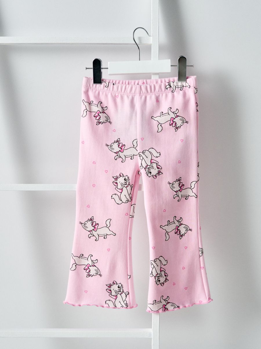 Hlače na zvonec Marie - pastelno roza - SINSAY