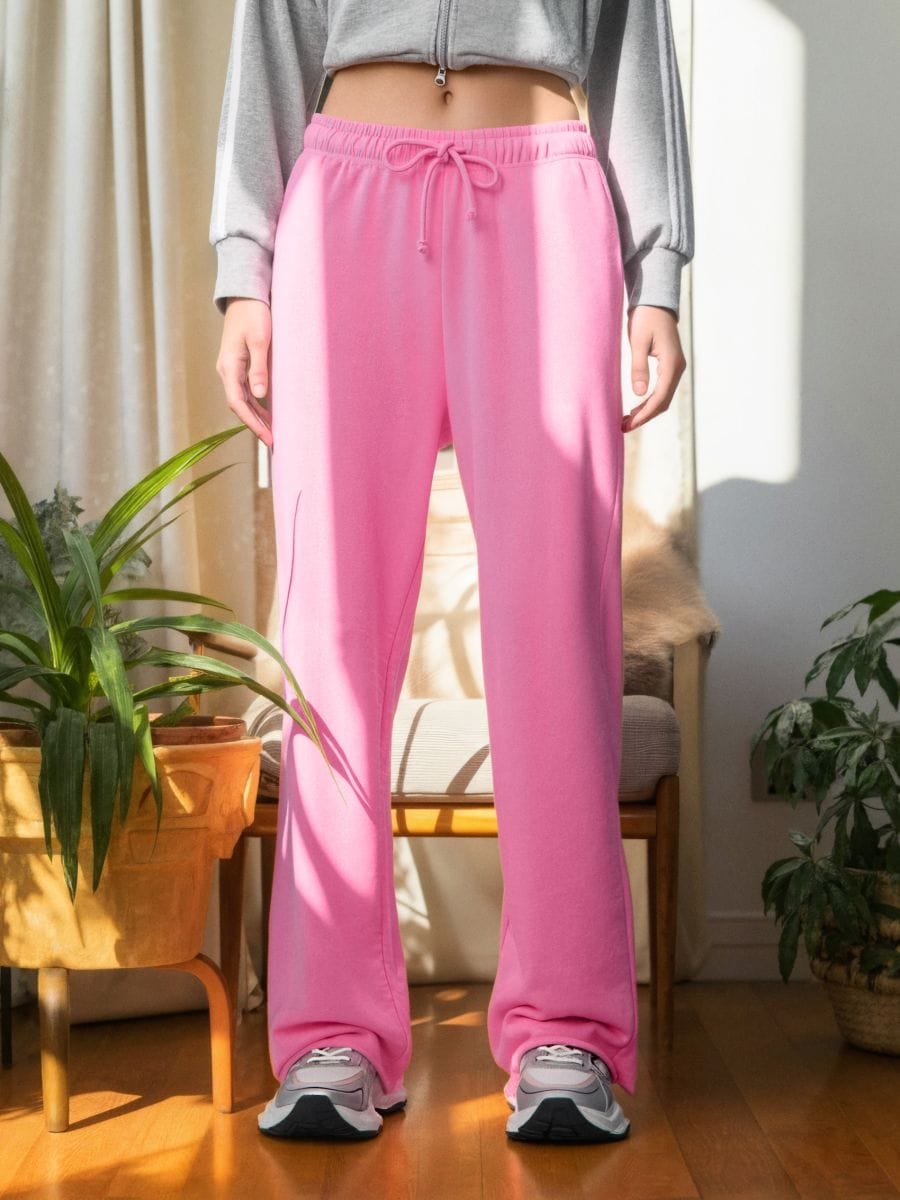 Pantaloni sport - roz - SINSAY