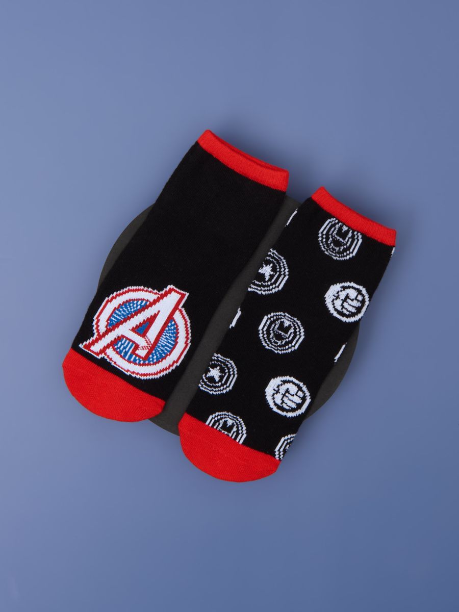 Sada 2 párů ponožek Marvel - vícebarevná - SINSAY