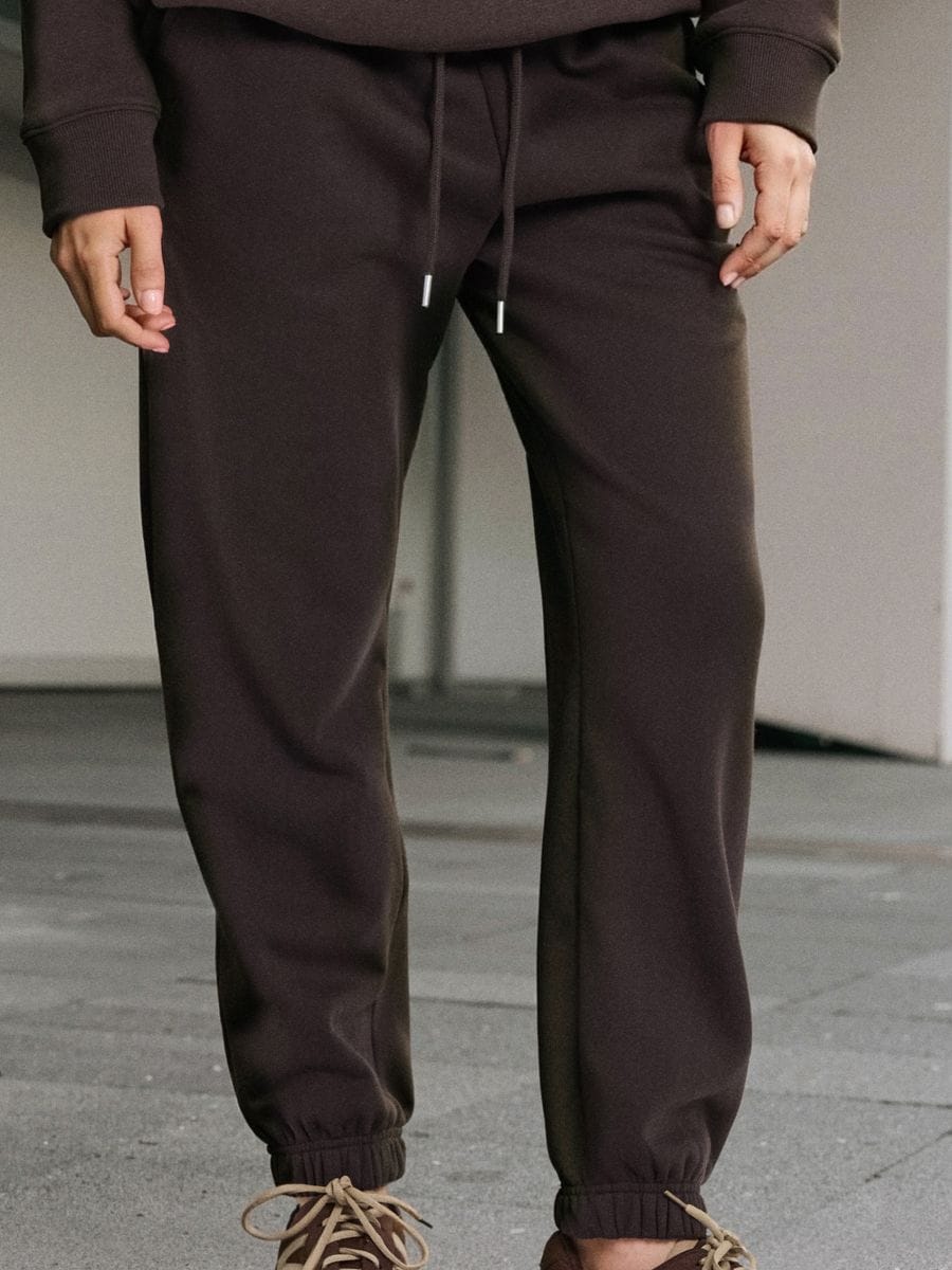 Παντελόνι φόρμας jogger - καφέ - SINSAY