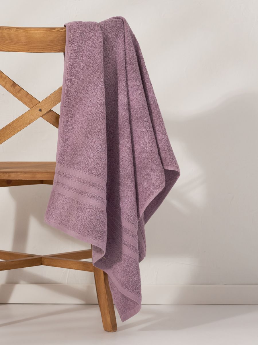 Βαμβακερή πετσέτα - χρωμα του σταφυλιου - SINSAY