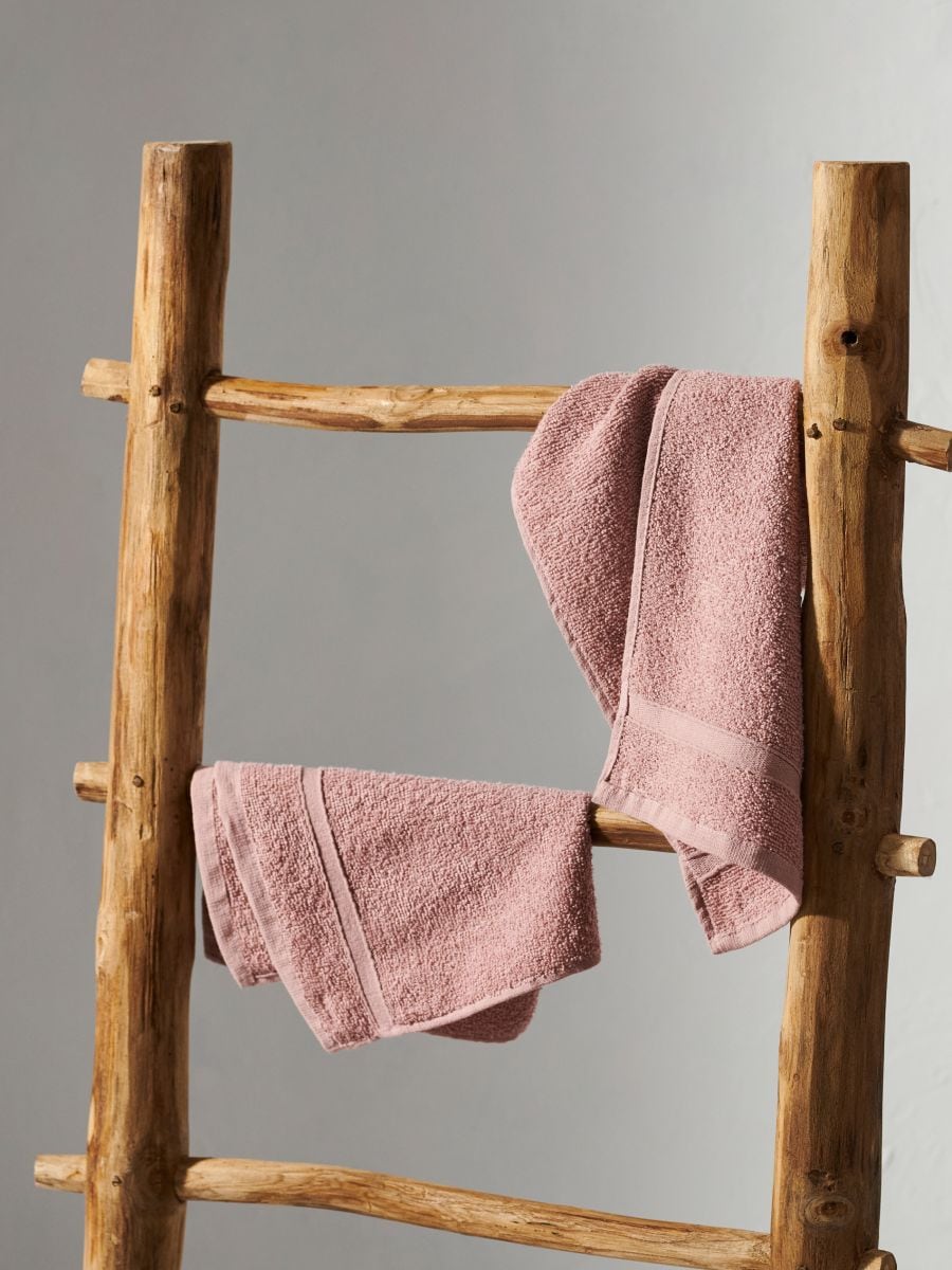 Ręcznik bawełniany - różowy - SINSAY