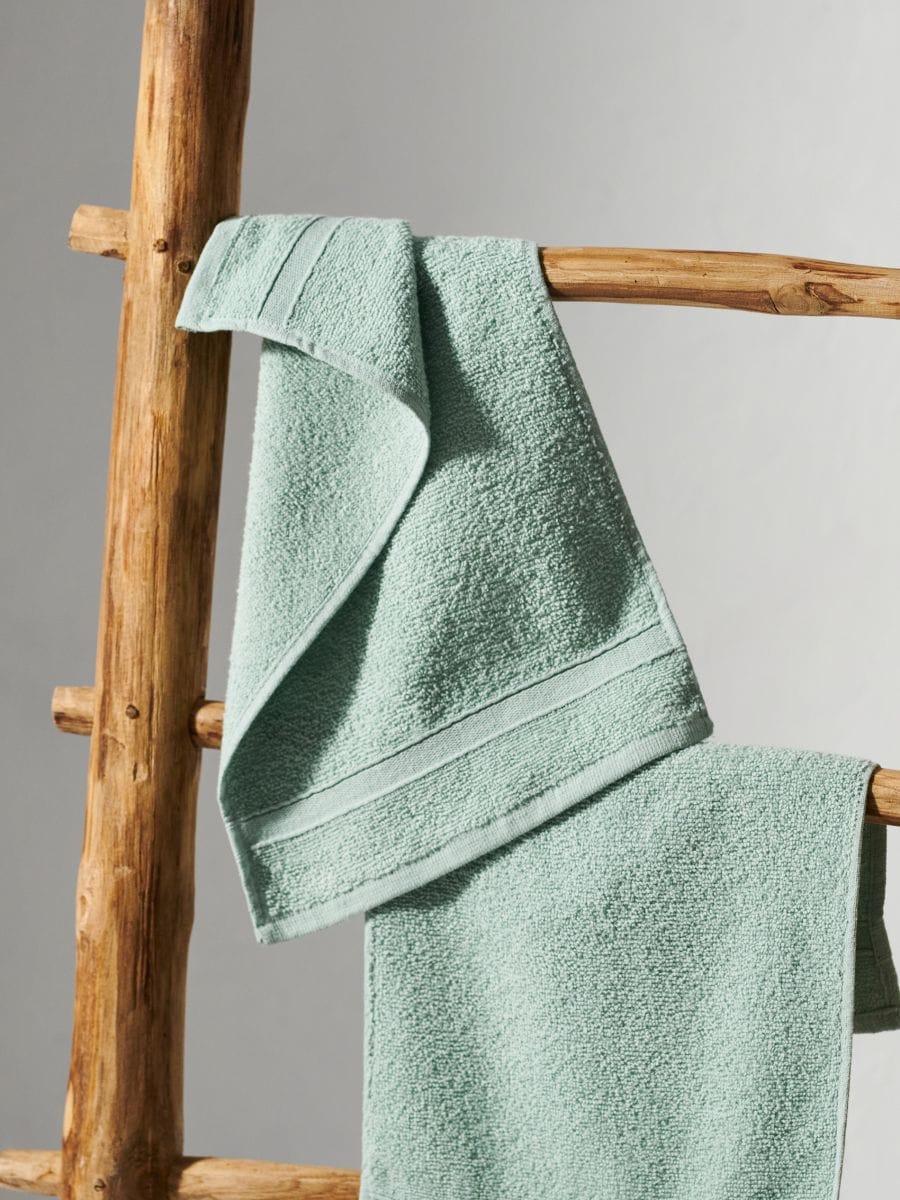 Asciugamano in cotone - verde menta - SINSAY