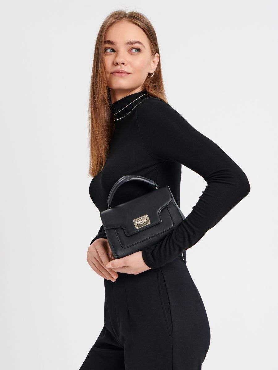 Shopper bag Color black - SINSAY - 8208R-99X