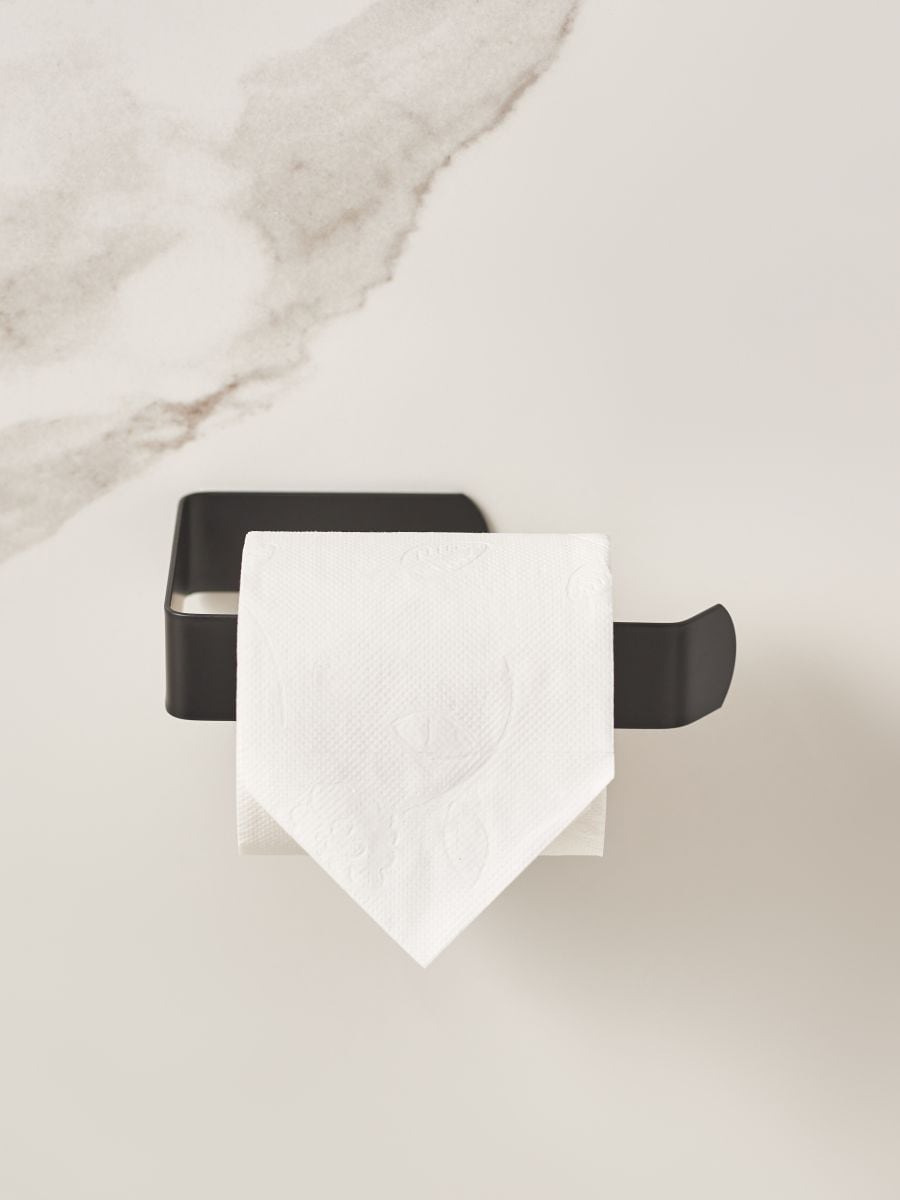 Държач за тоалетна хартия - черeн - SINSAY