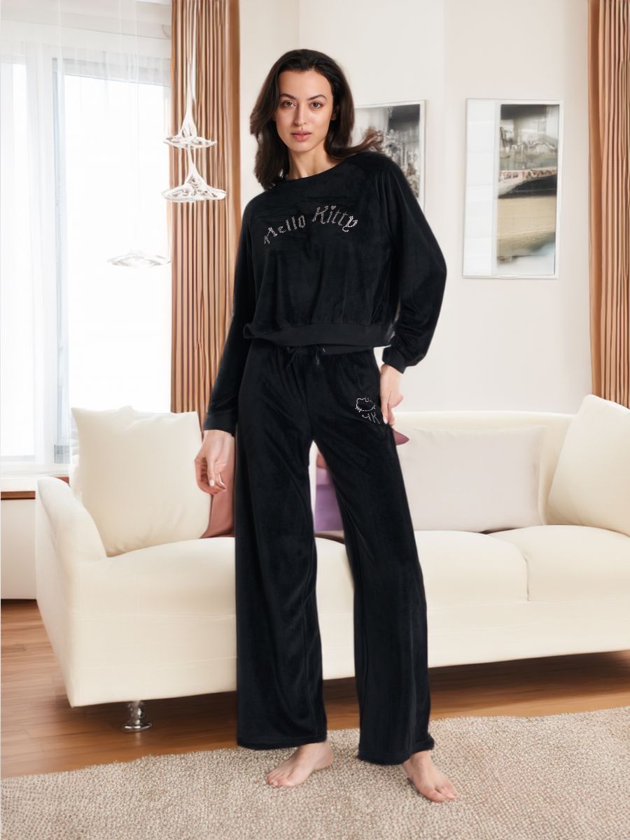 Hello Kitty pyjama set - black - SINSAY