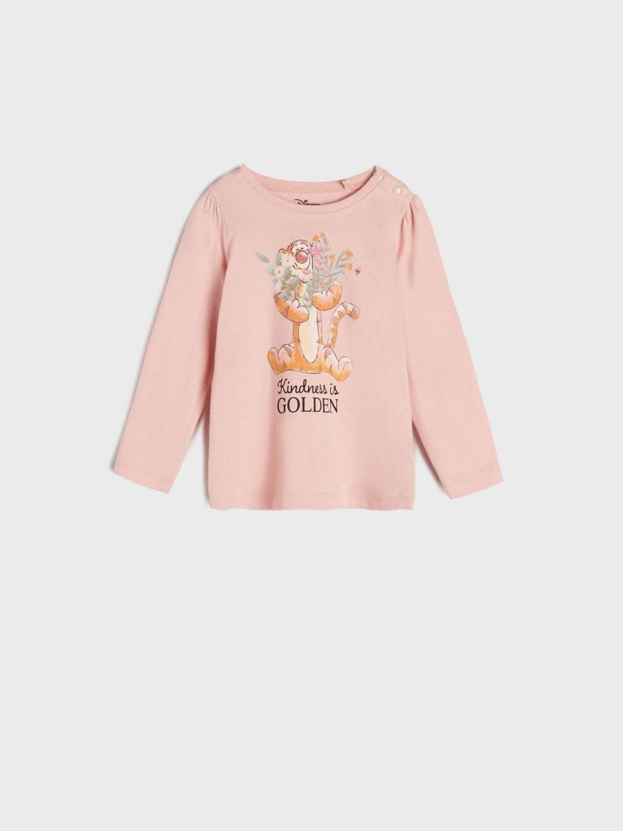 Μπλούζα Winnie the Pooh - θαμπο ροζ - SINSAY