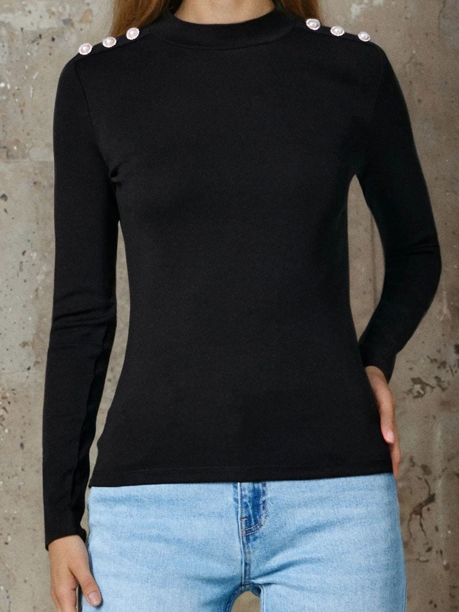 Bluza - črna - SINSAY