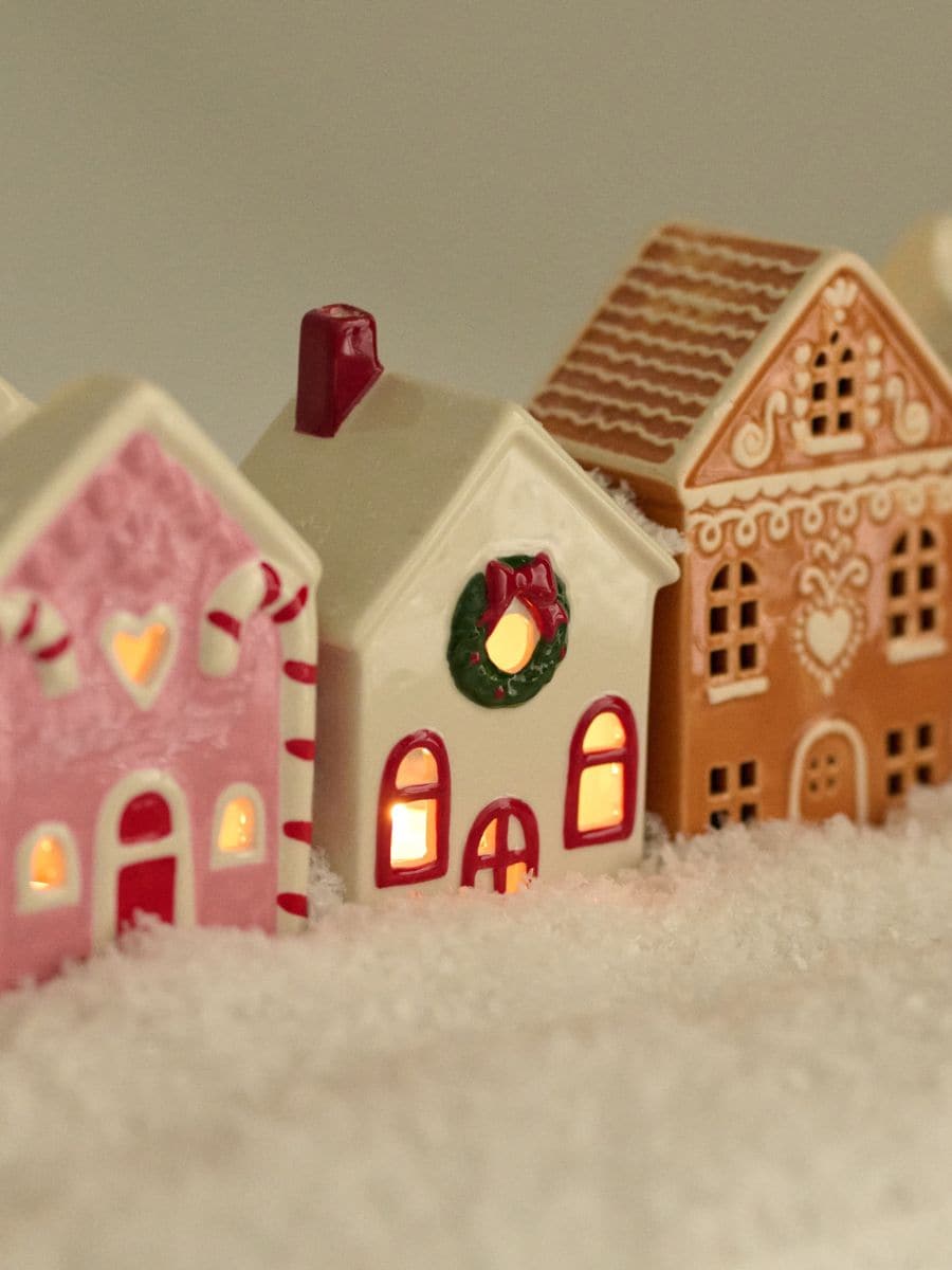 Držalo za sveče - bela - SINSAY