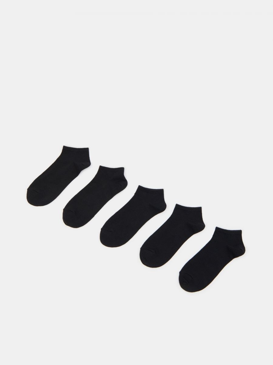 Σετ με 5 ζεύγη κάλτσες - μαυρο - SINSAY