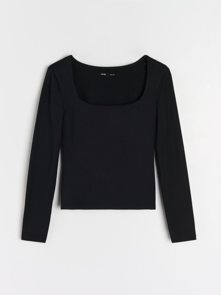 Blusa - nero - SINSAY