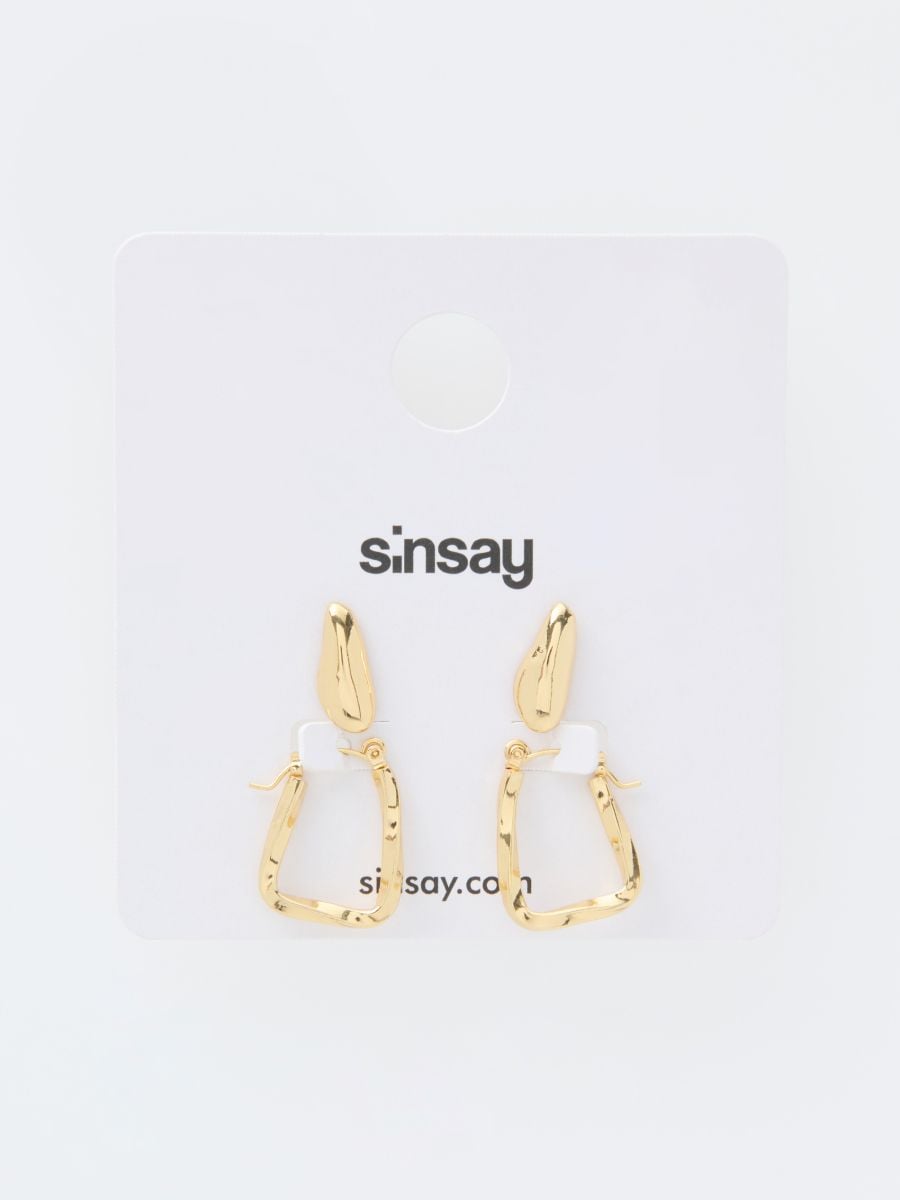 Сережки, 2 пари - золотий - SINSAY