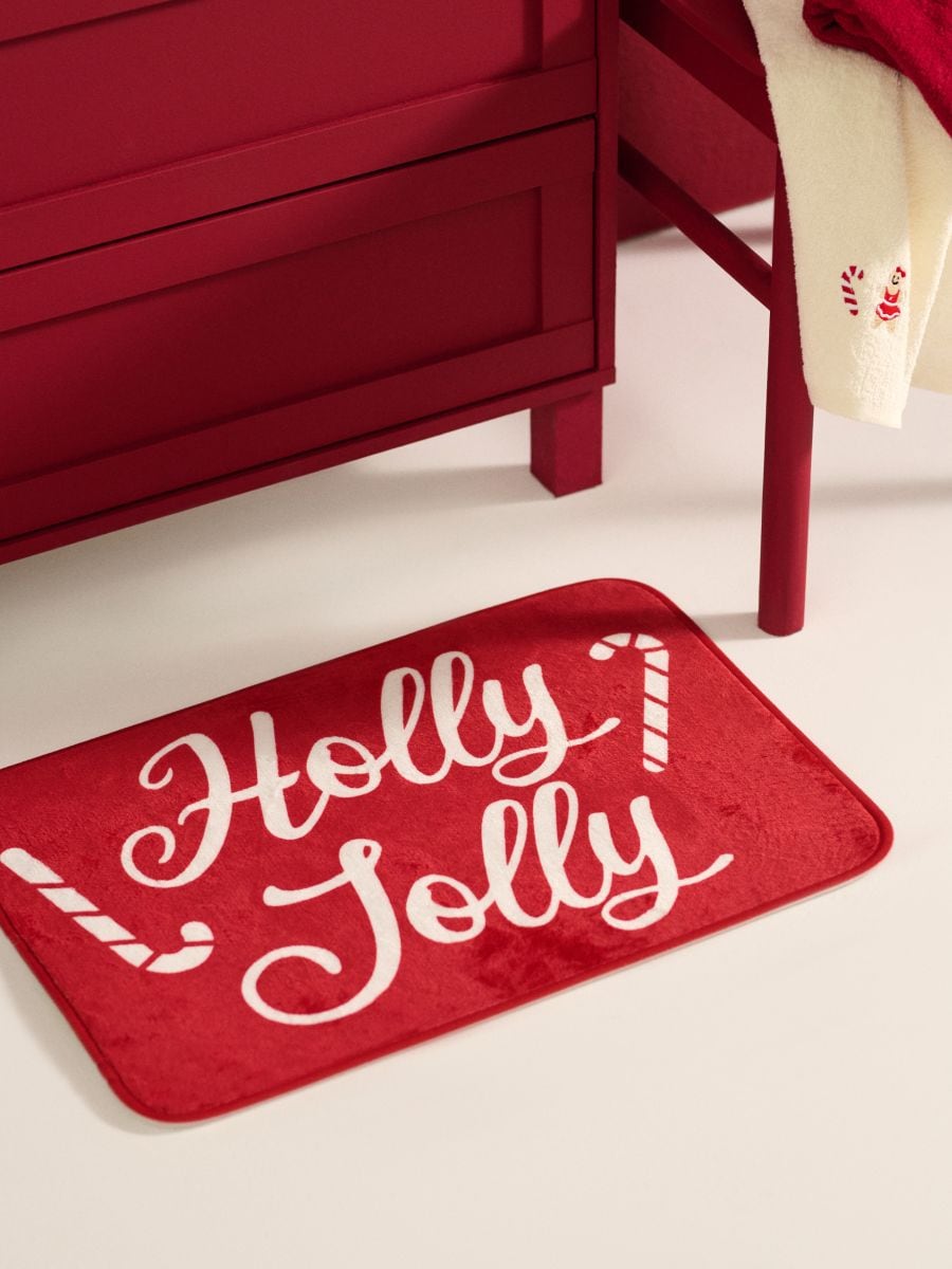 Килимок для ванної кімнати - червоний - SINSAY