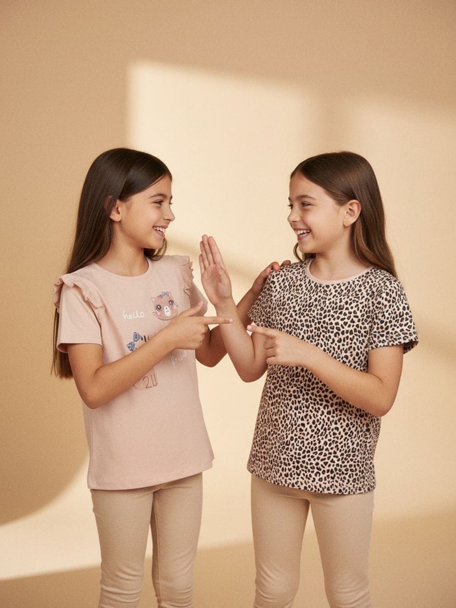 Koszulki z krótkim rękawem 2 pack - wielobarwny - SINSAY