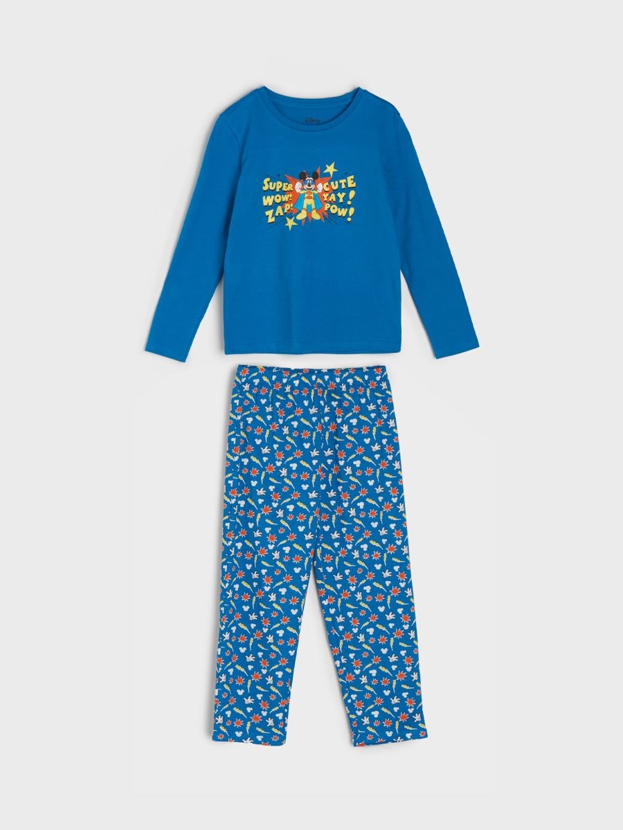 Komplet dvodijelne pidžame Mickey Mouse - plava - SINSAY