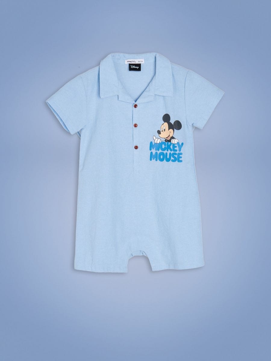 Бебешки гащеризон Mickey Mouse - бежово - SINSAY