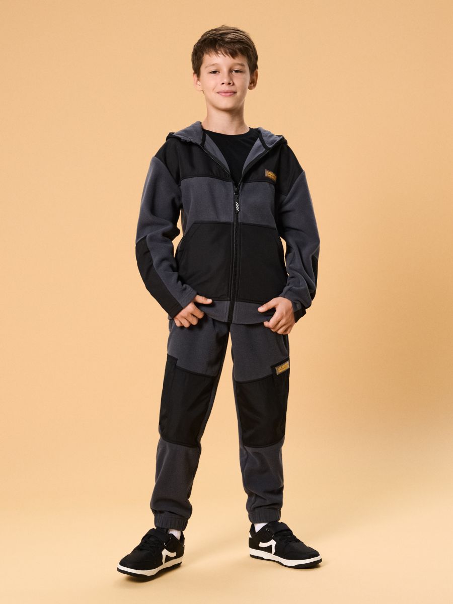 Jogger панталони - сив - SINSAY