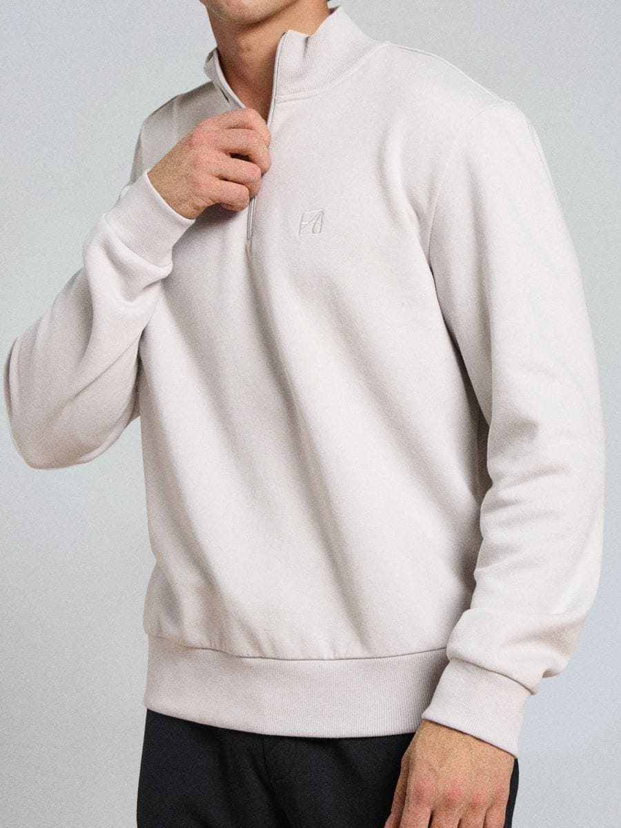 Majica s kapuljačom Basic - nude - SINSAY