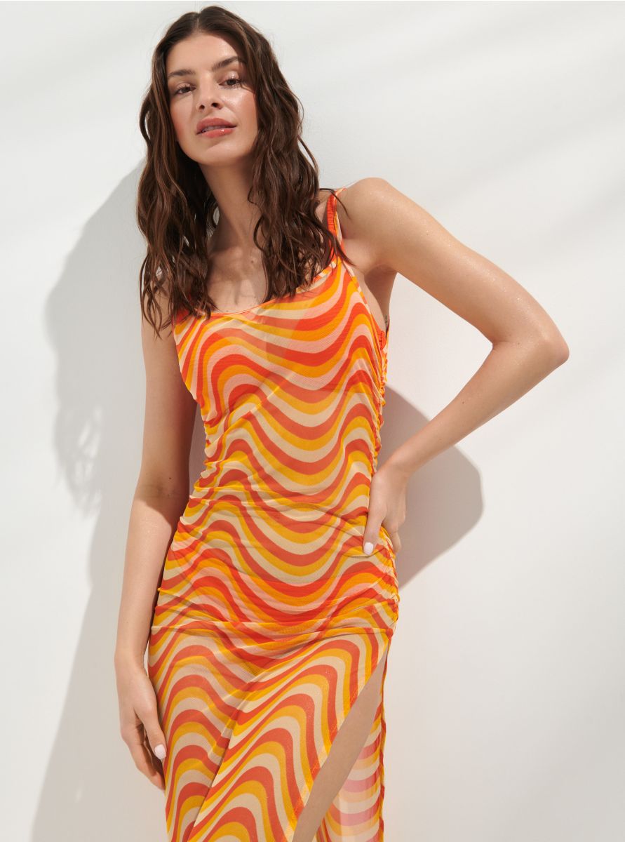 Sukienka plażowa - pomarańczowy - SINSAY