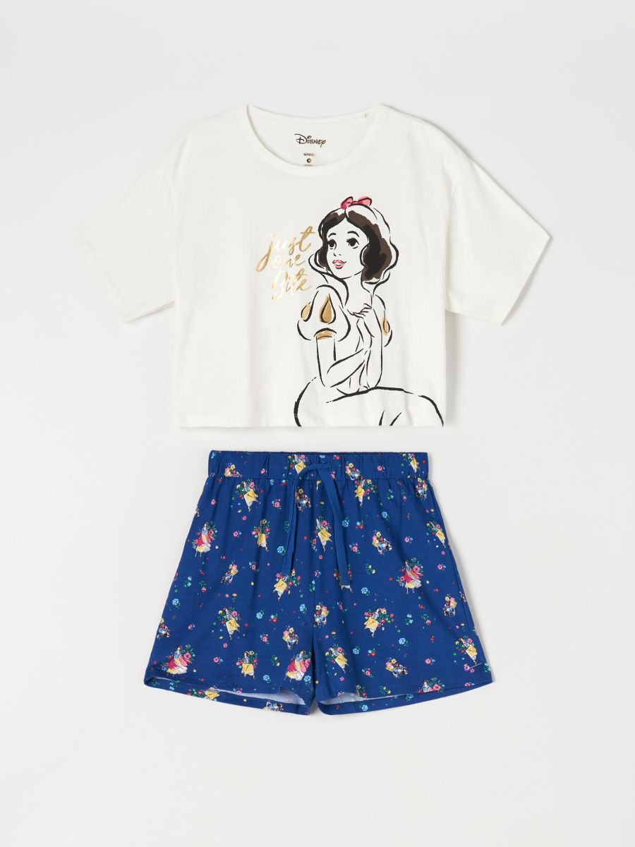 Komplet pidžame Snow White - krem - SINSAY