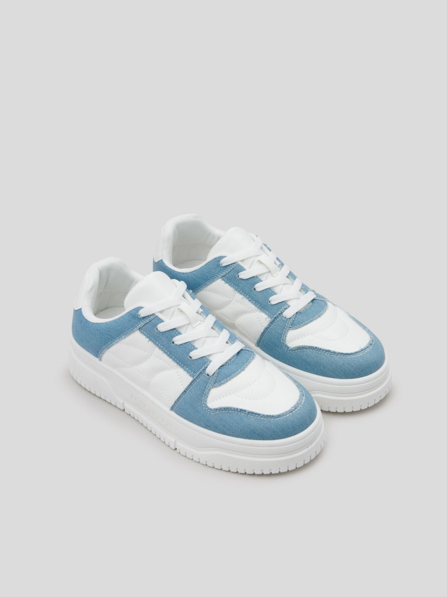 Sneakersy - błękitny - SINSAY