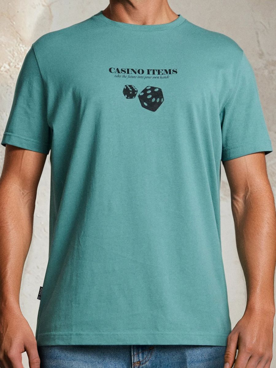 Tricou - verde-aprins - SINSAY