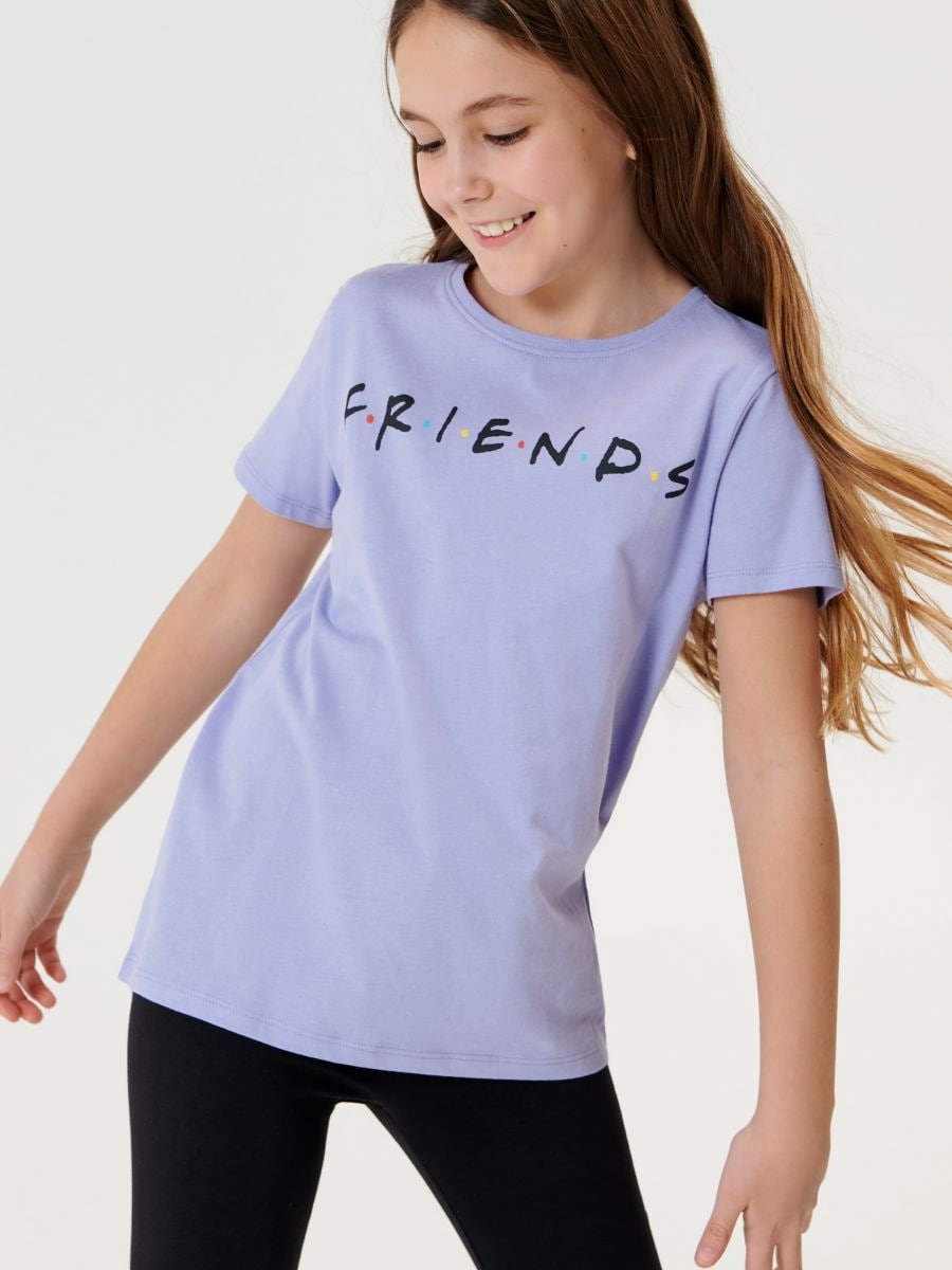 Friends T-shirt Color orchid - SINSAY - 5069J-40X