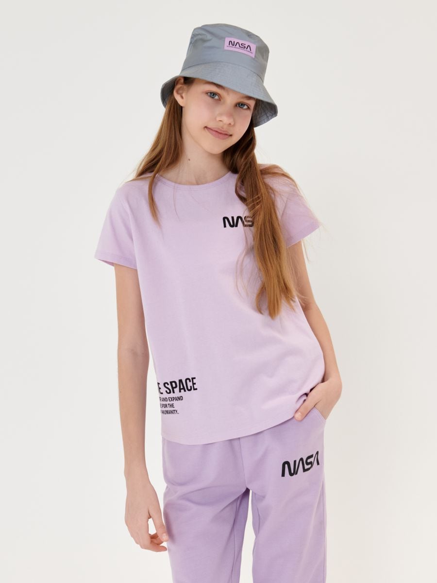 T-Shirt NASA - Lavendel - SINSAY