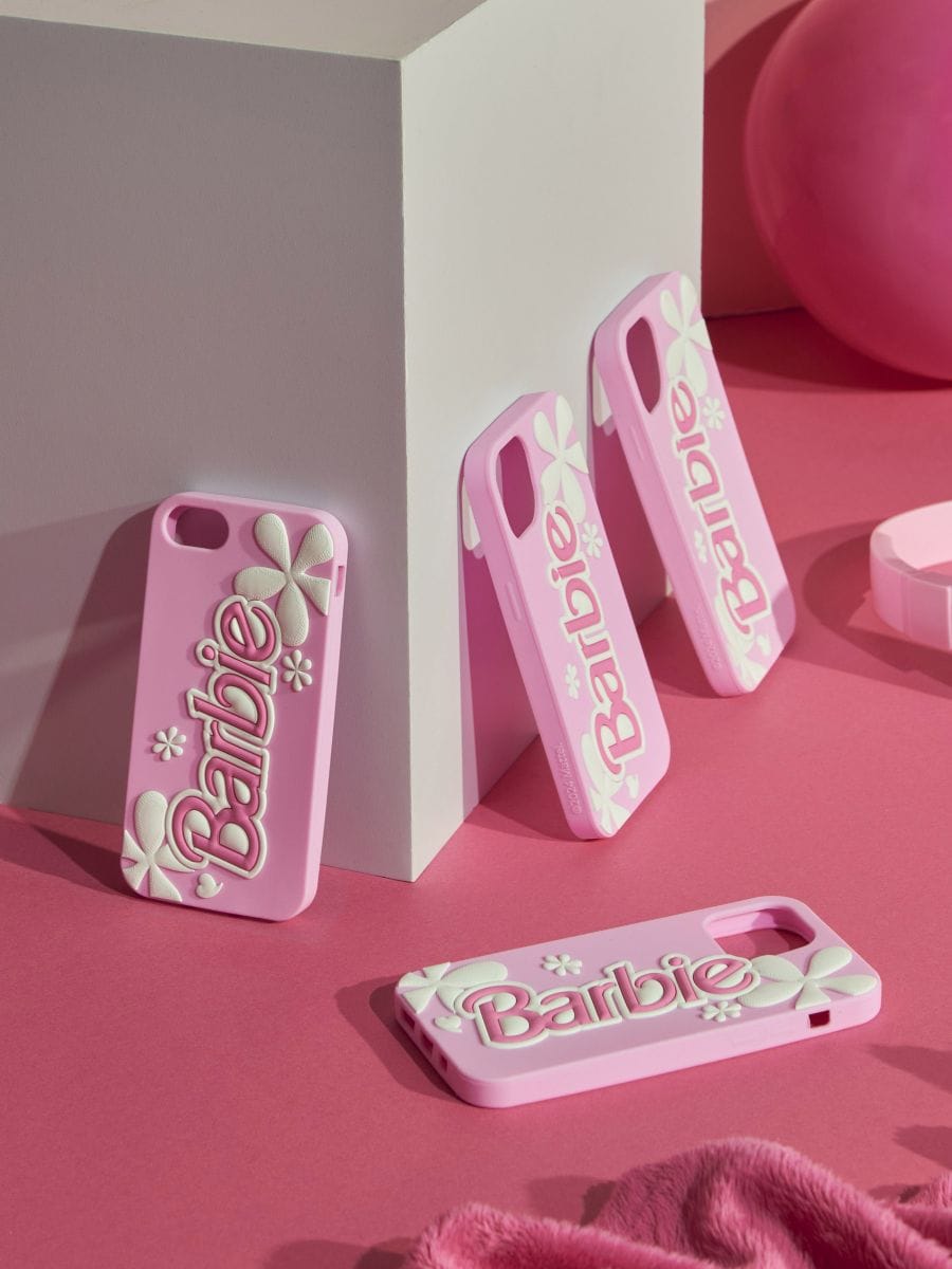 Ovitek za iPhone 6/7/8/SE Barbie - pastelno roza - SINSAY