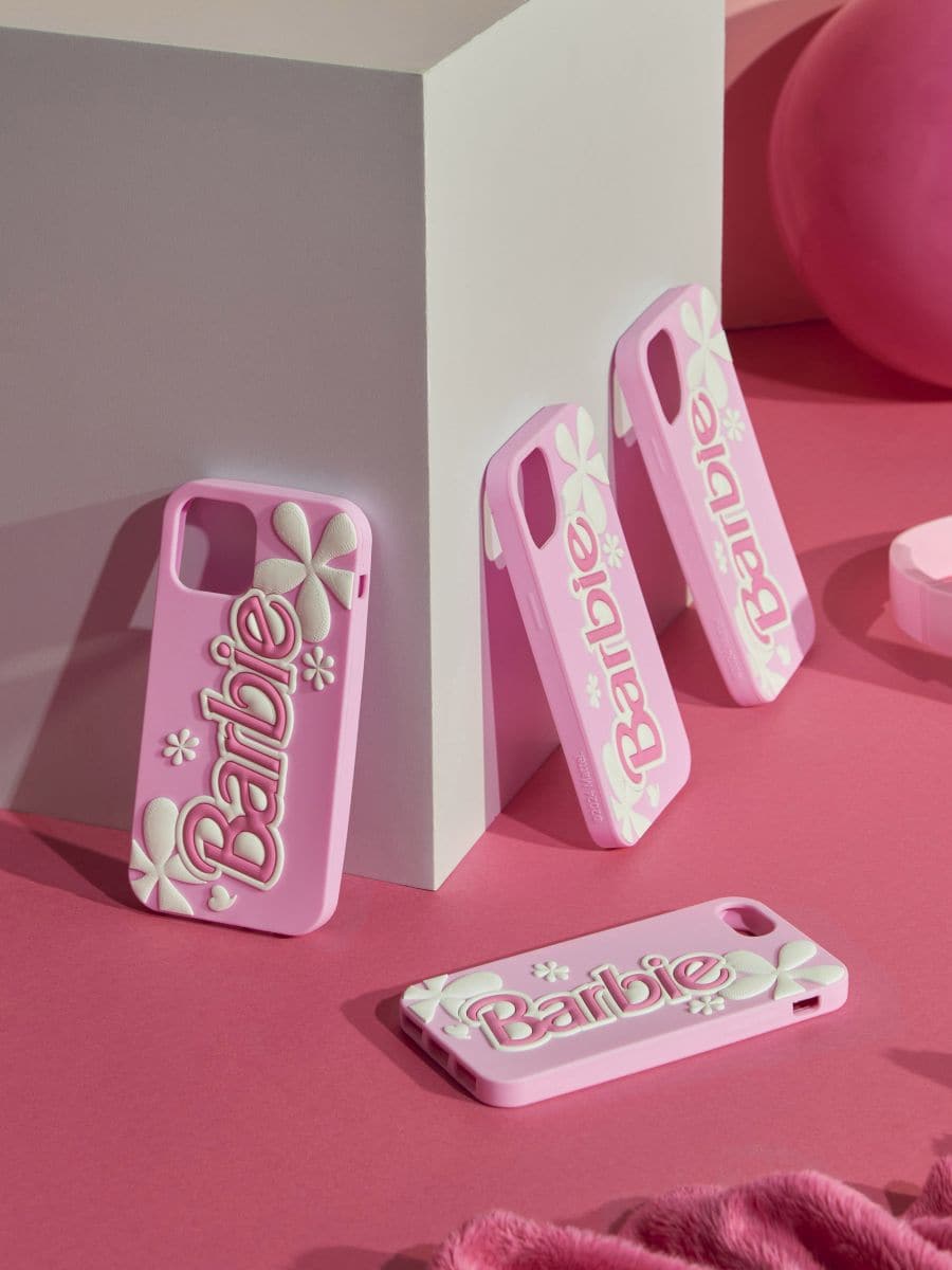 Husă de protecție pentru iPhone 11/XR, cu Barbie - roz-pastel - SINSAY