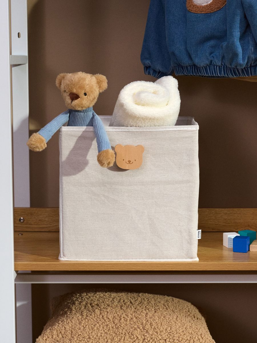 Kosz do przechowywania - kremowy - SINSAY