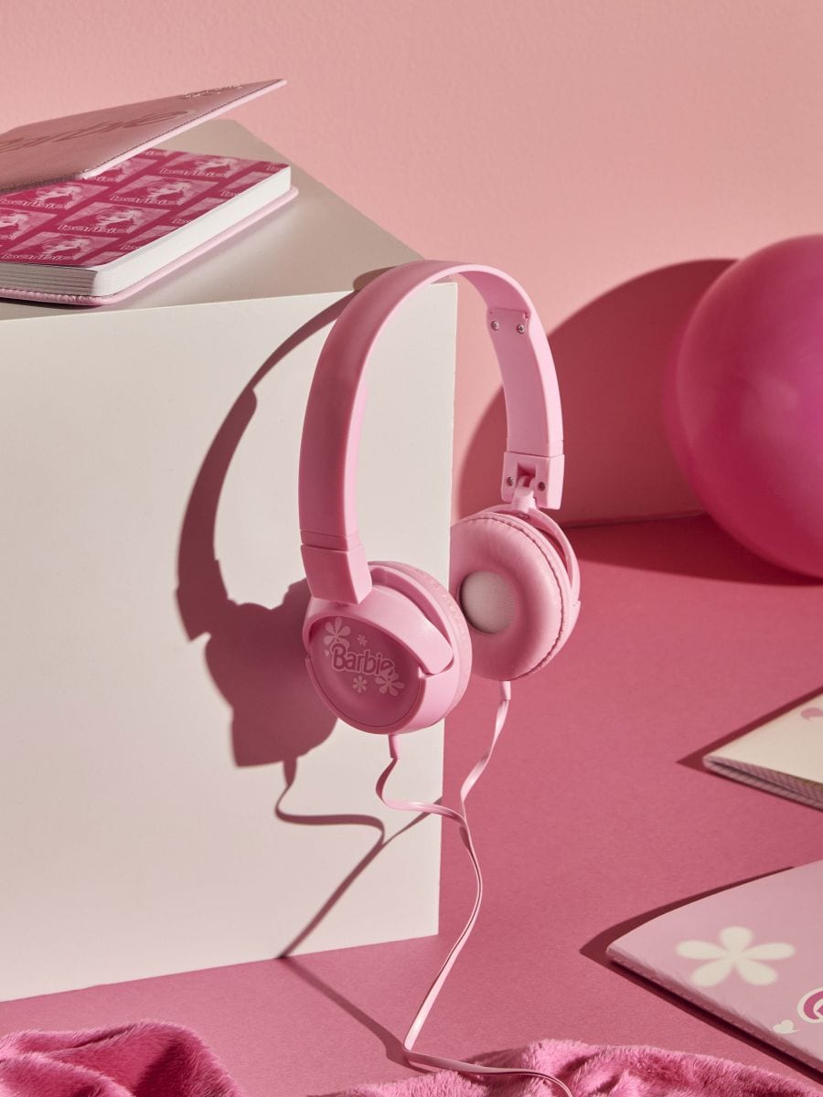Slušalke Barbie - pastelno roza - SINSAY