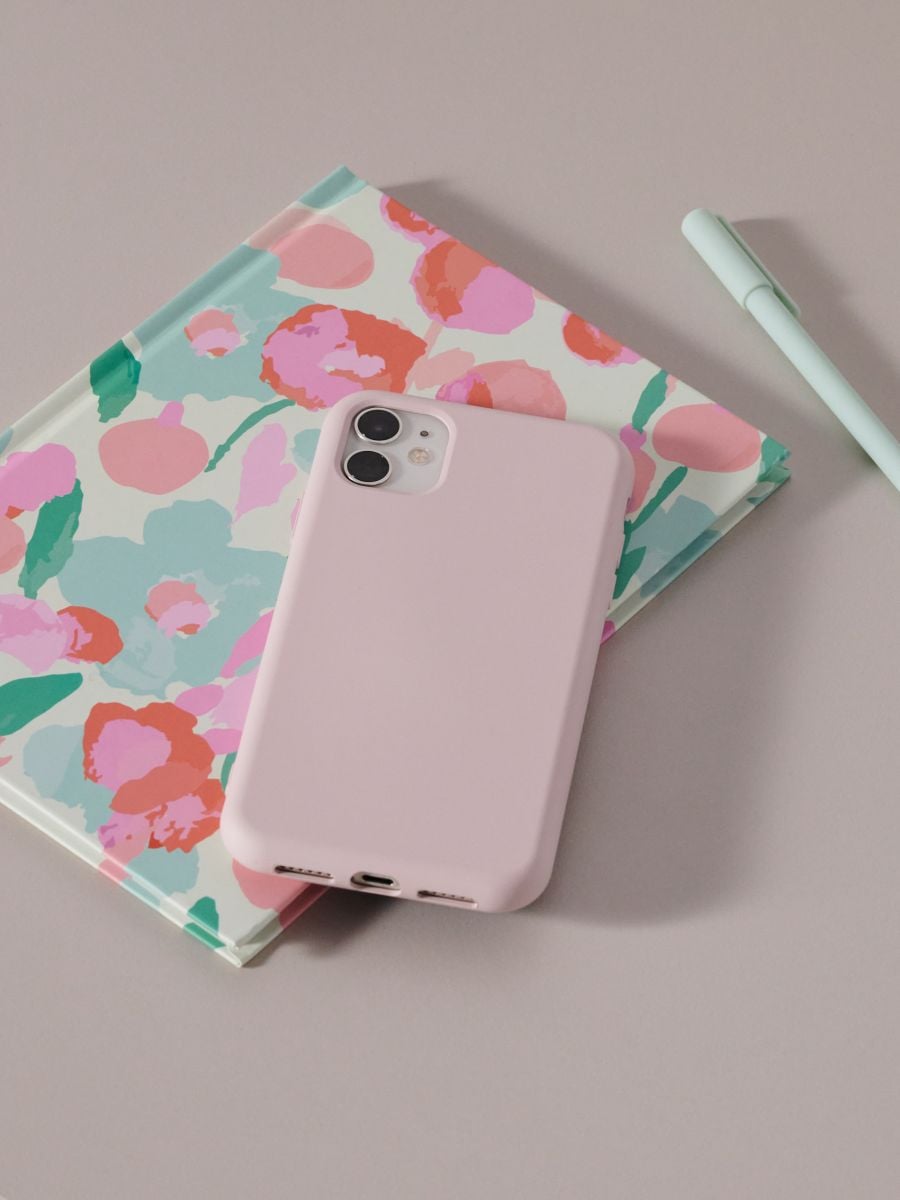 iPhone 11, XR dėklas - pastelinė rožinė - SINSAY