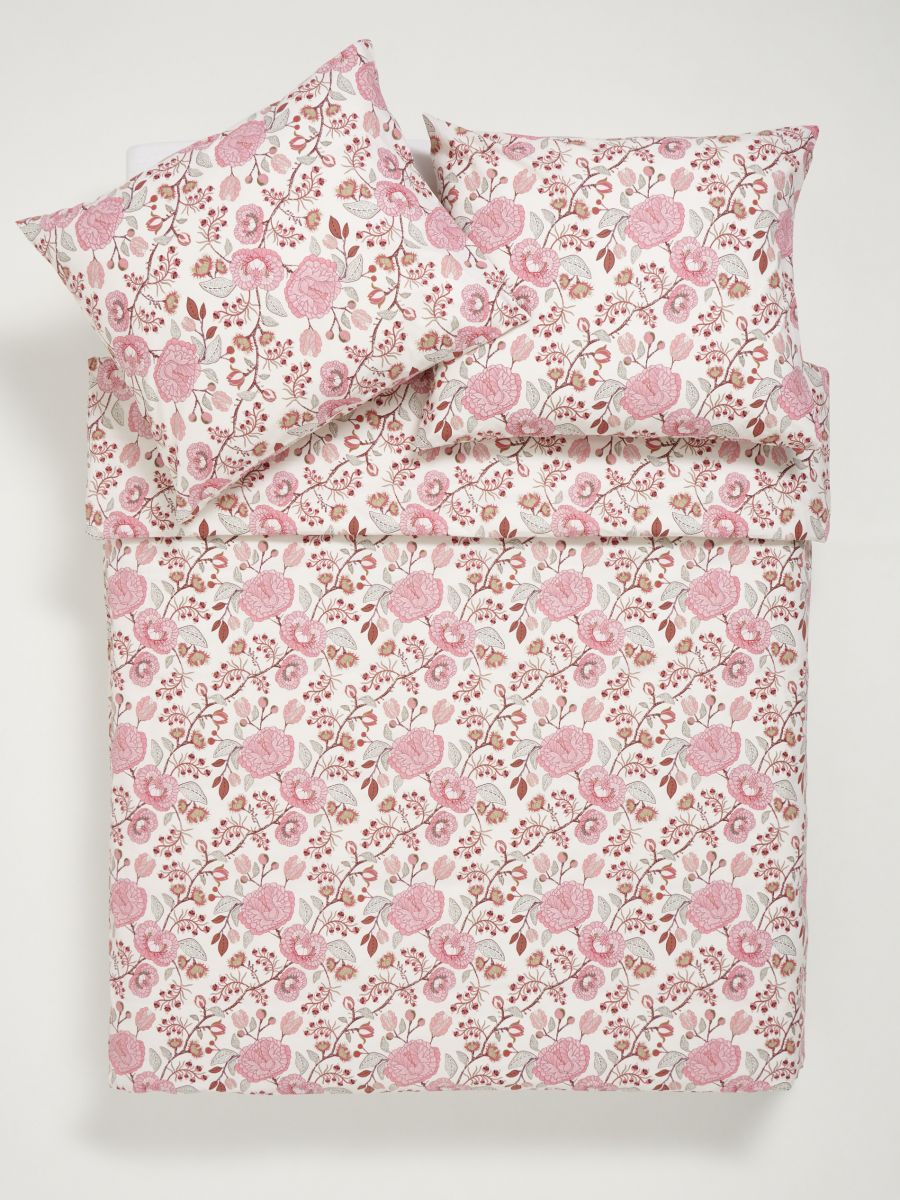 Komplet pamučne posteljine - roze - SINSAY