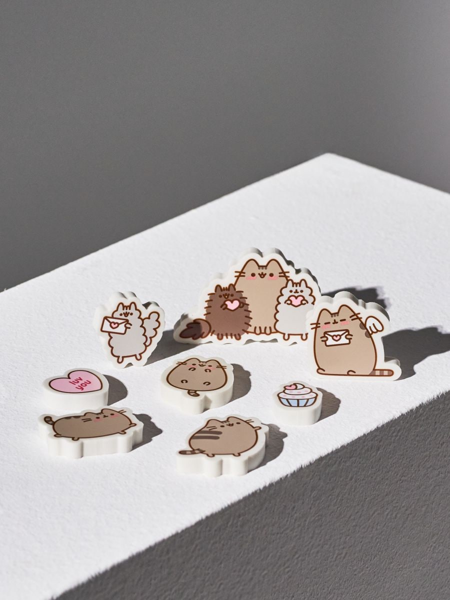 Kustutuskummide komplekt Pusheen - mitmevärviline - SINSAY