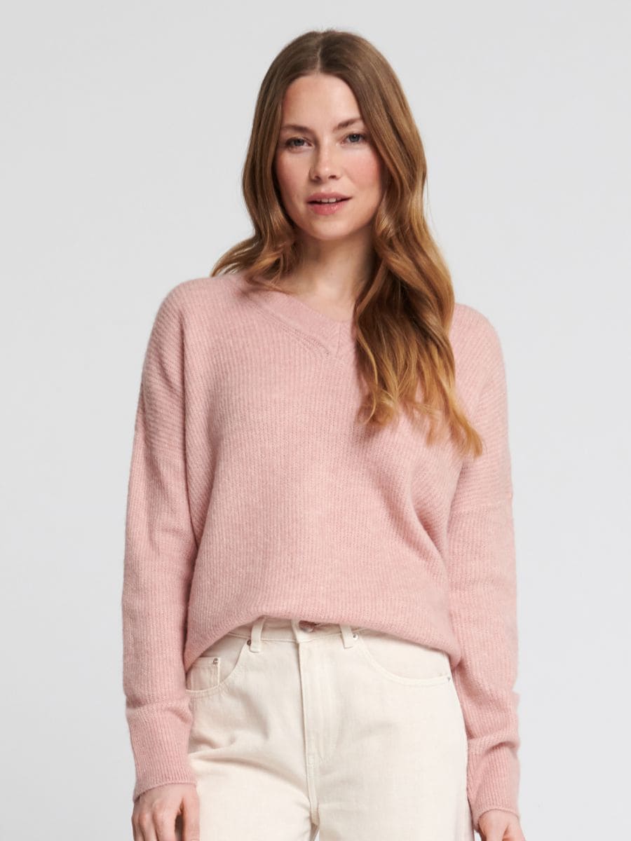 Trikotaažist džemper - pastellroosa - SINSAY