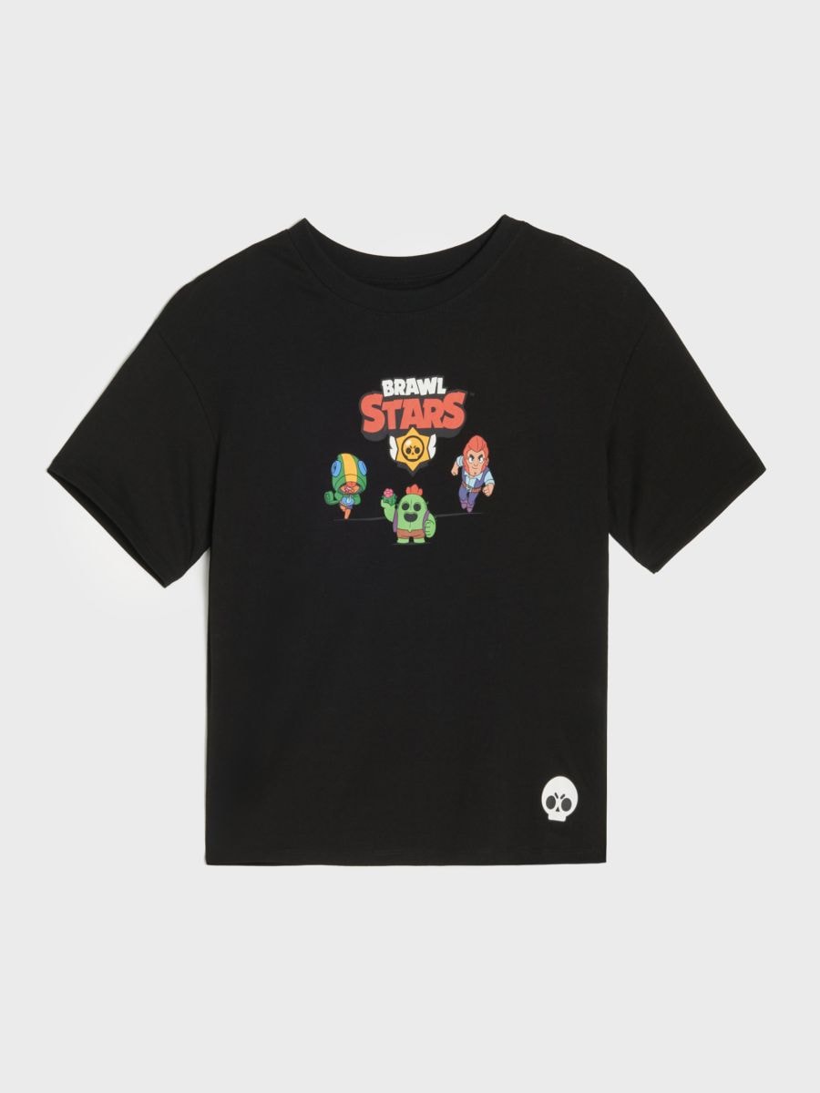 Koszulka z krótkim rękawem Brawl Stars - czarny - SINSAY
