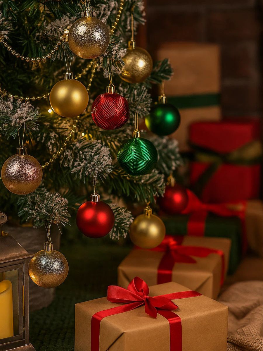 Set od 30 božićnih kuglica - više boja - SINSAY