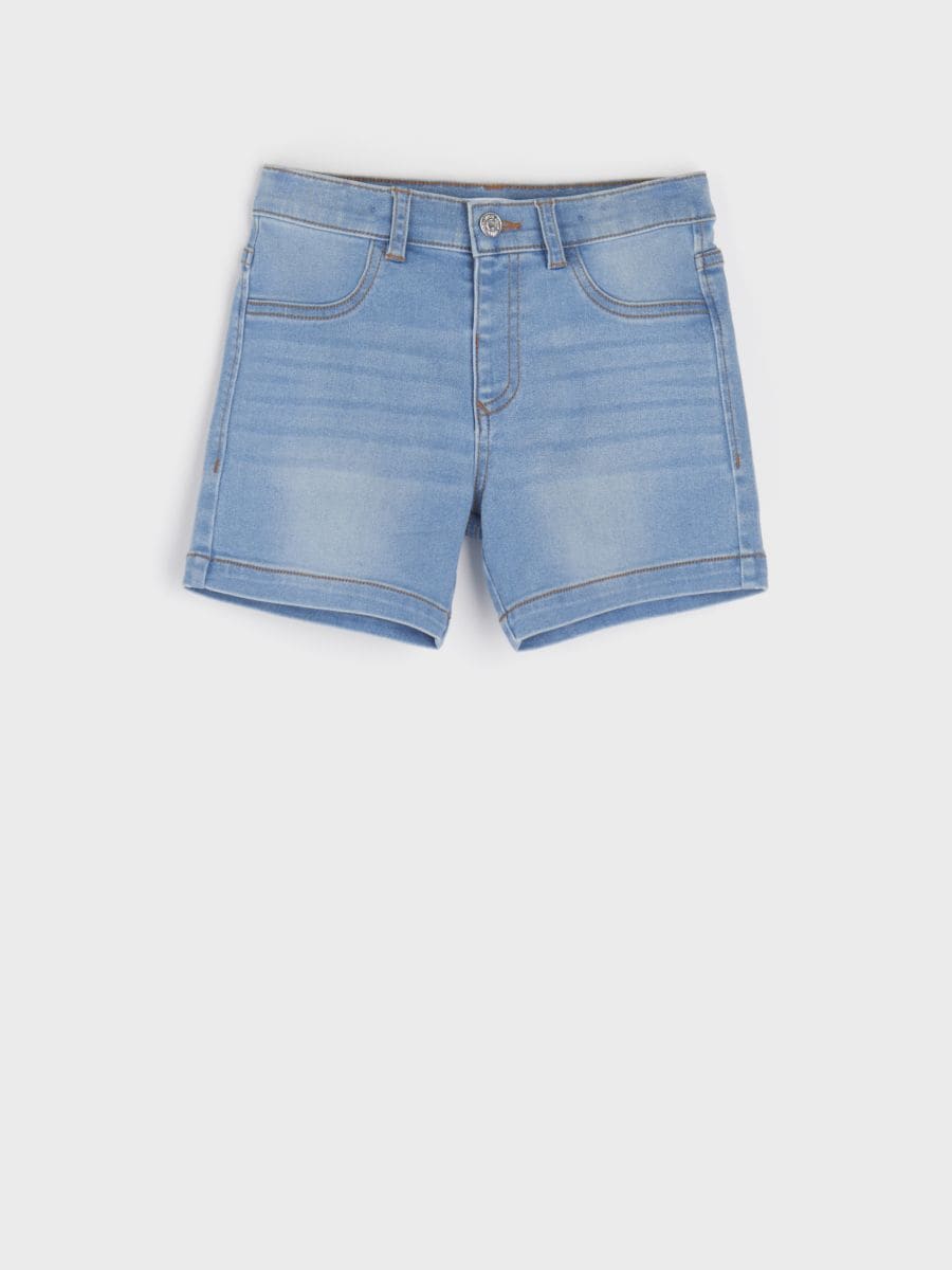 Denim shorts - blue - SINSAY