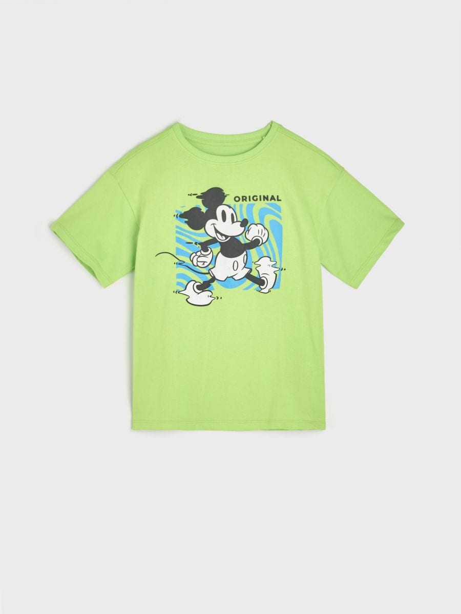 Majica kratkih rukava Mickey Mouse - zelena - SINSAY