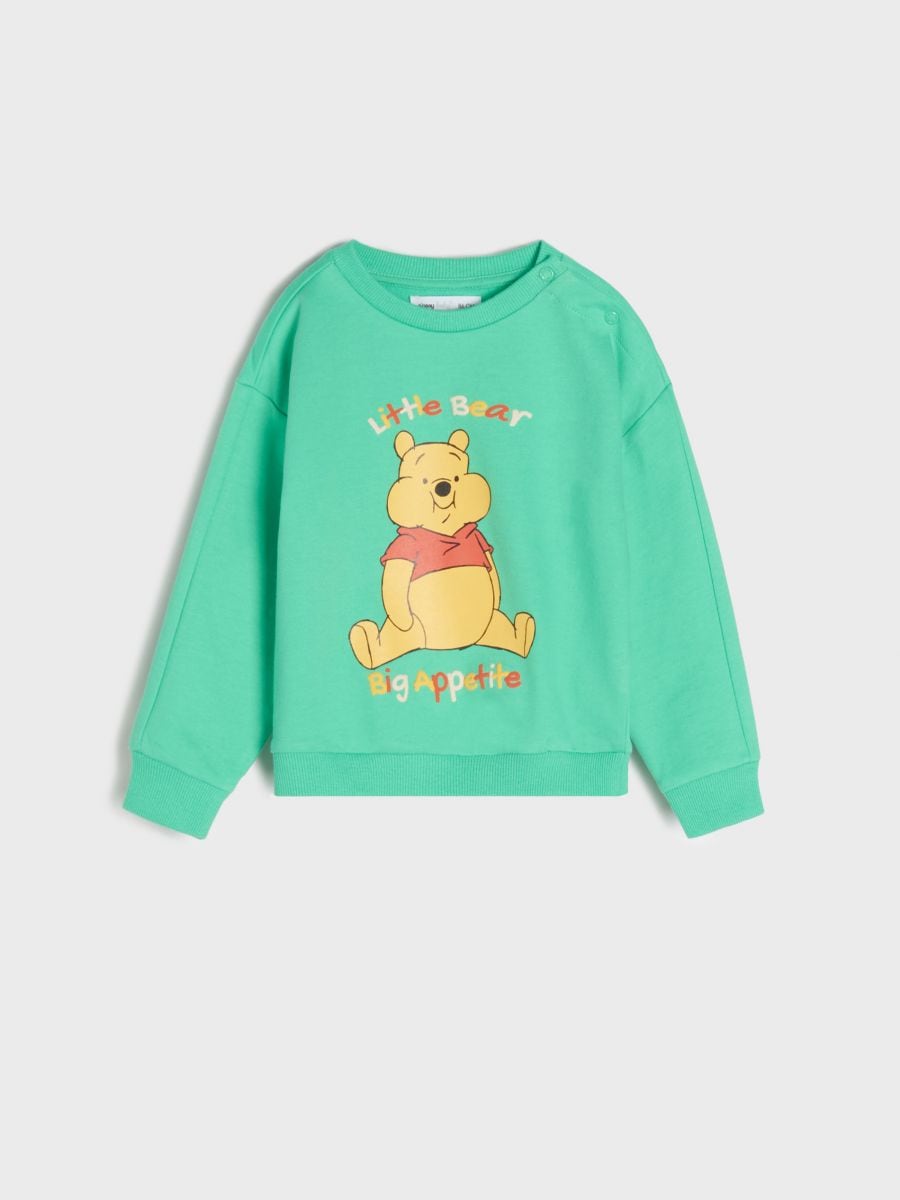 Bluză sport Winnie the Pooh - verde - SINSAY