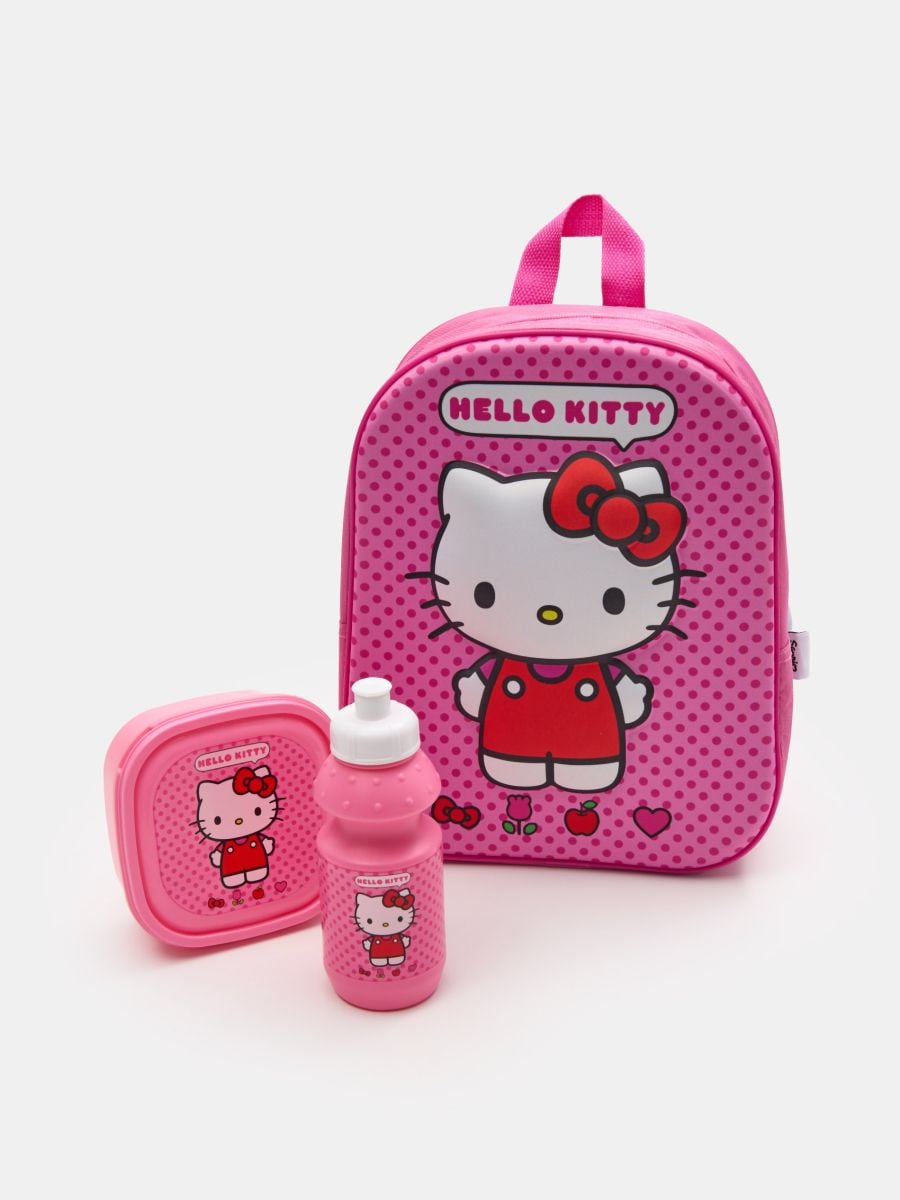 Komplekts: mugursoma, pusdienu kārba un pudele Hello Kitty - daudzkrāsains - SINSAY