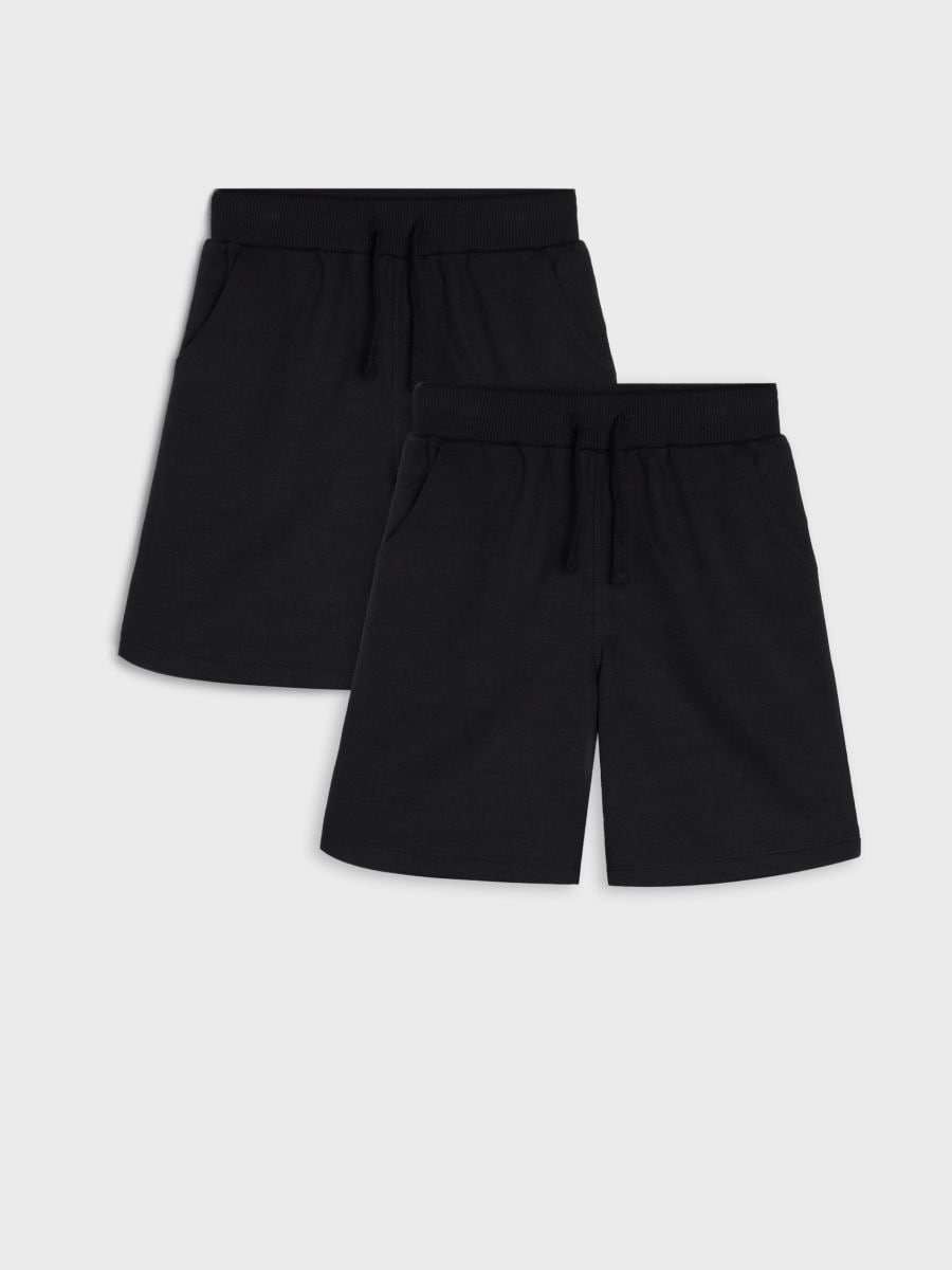 Set de 2 perechi de pantaloni scurți - negru - SINSAY