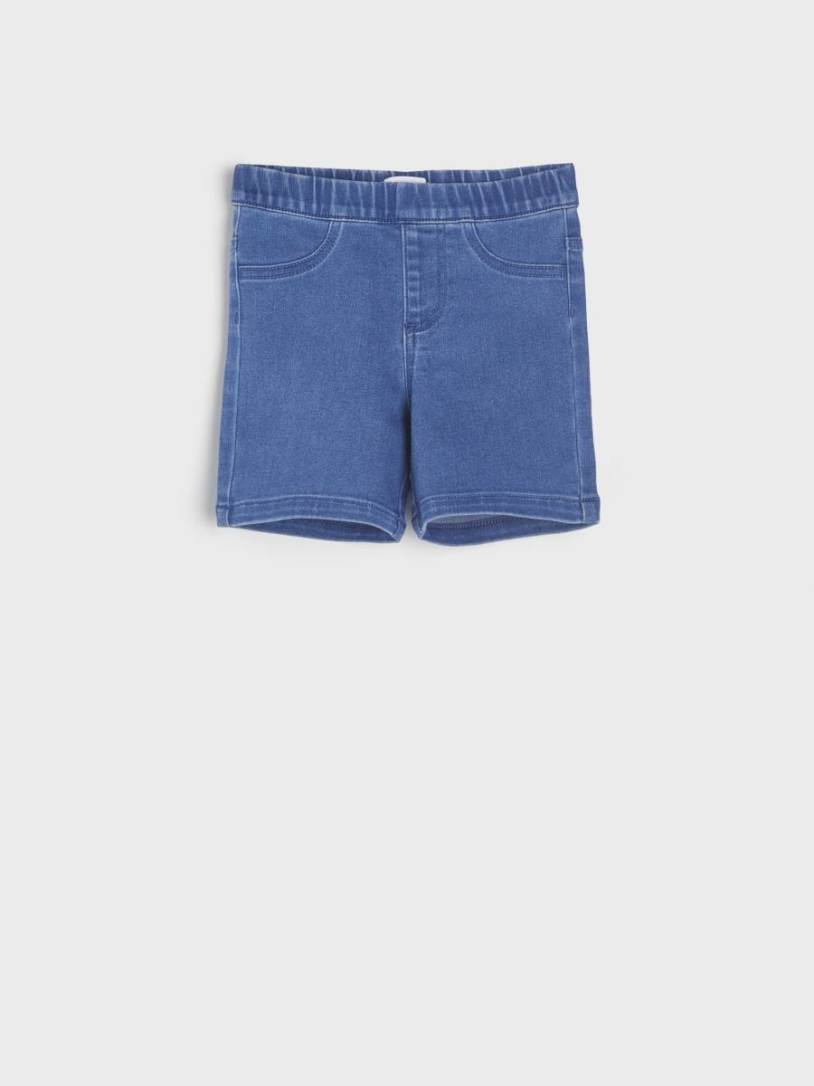 Kratke hlače od trapera - plavo - SINSAY