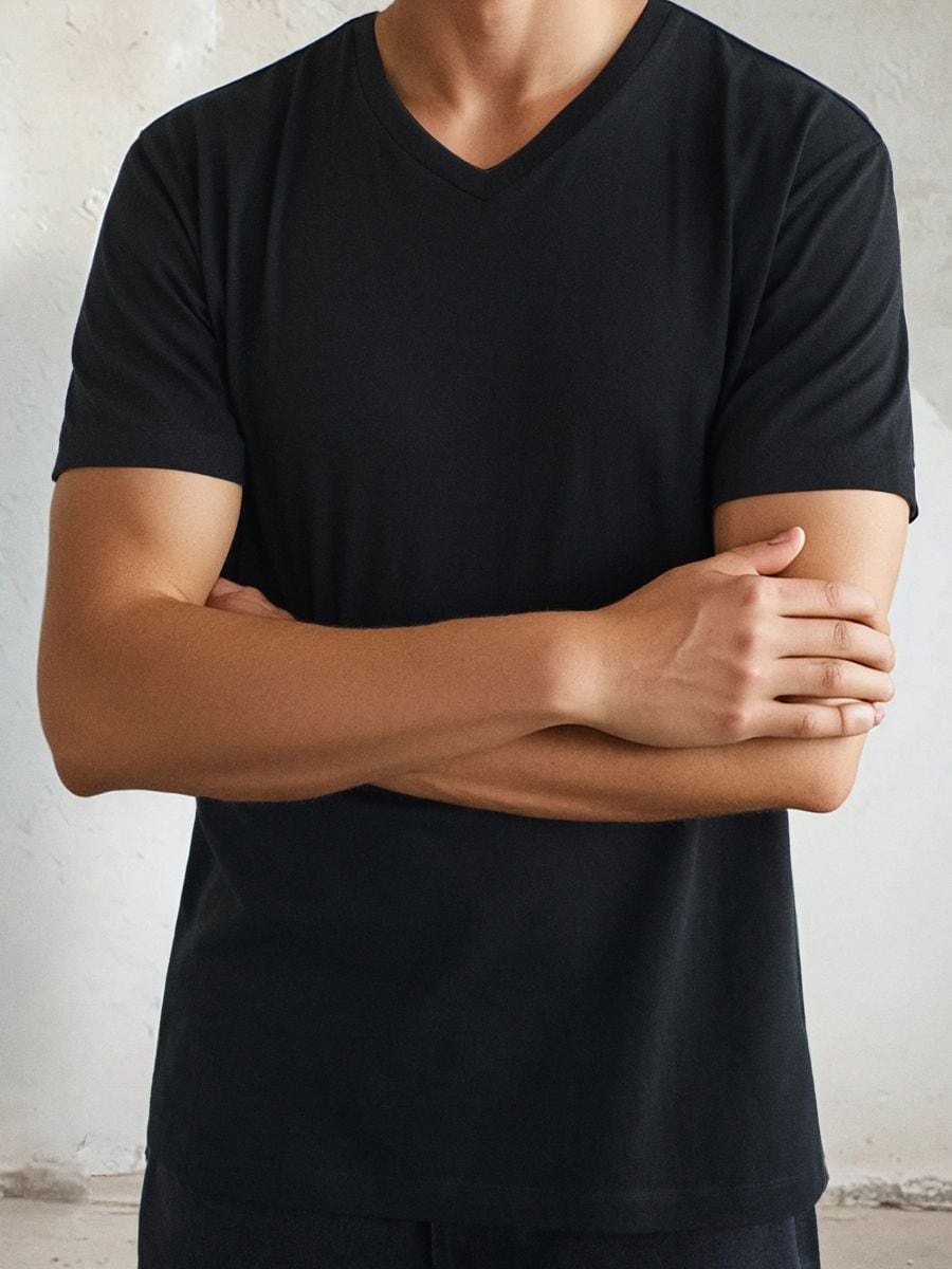 Tricou - negru - SINSAY