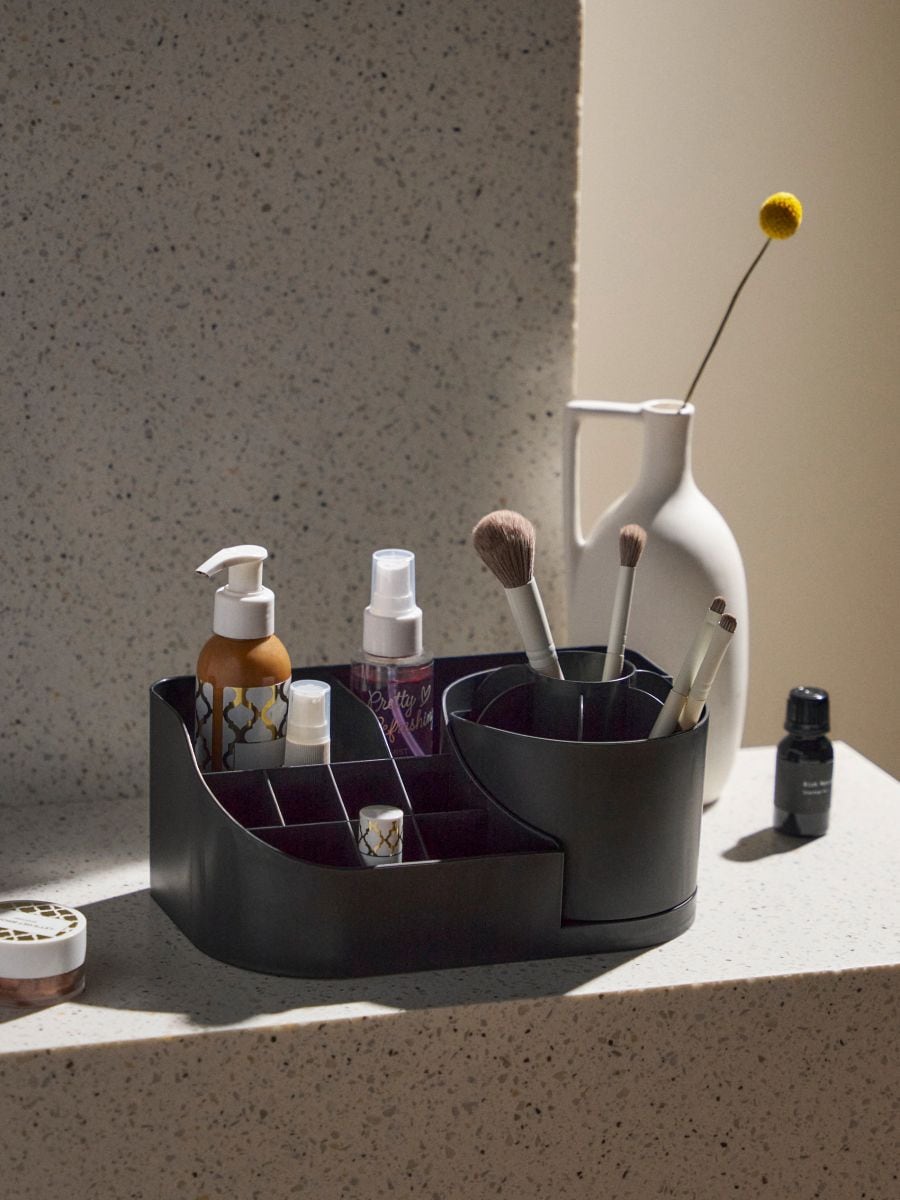 Kutija za pohranu s pregradama - crno - SINSAY